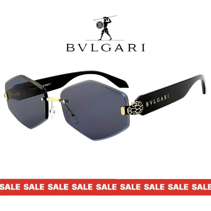 Bvlgari дамски слънчеви очила – черни лещи, змийска глава и ромбоидна форма, нов модел 2026 UV400